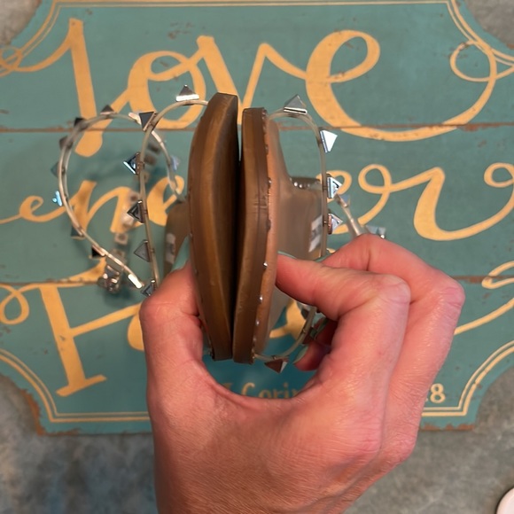 Steve Madden Clear Travel Sandal Size 8.5 - Picture 4 of 8